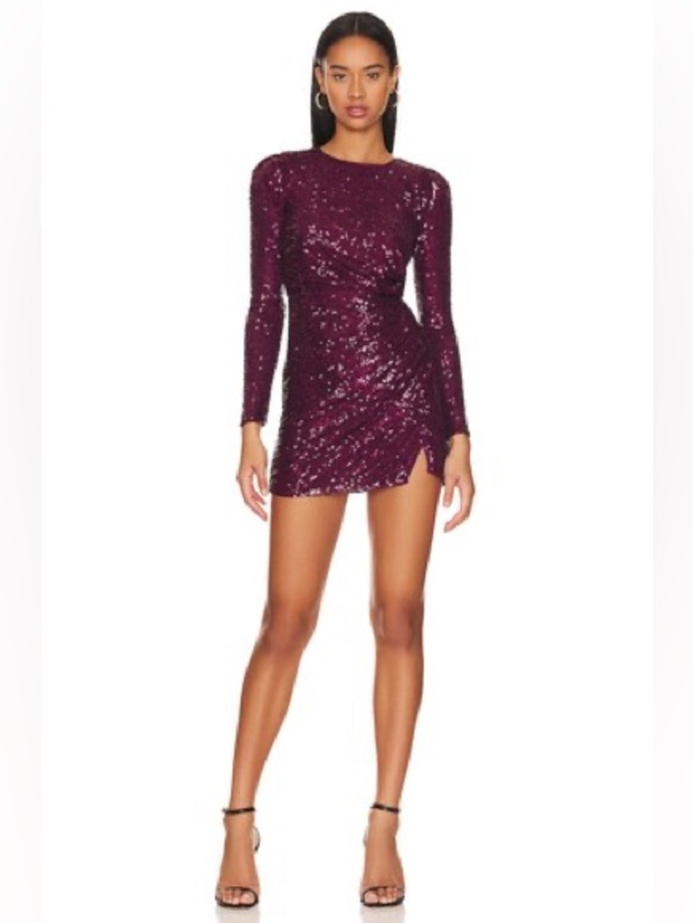 House of Harlow 1960 
Krisha Mini Dress in Deep Magenta
